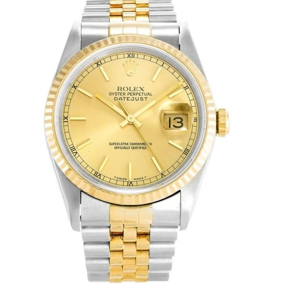 Datejust Two Tone 168 Rolex SunProtective 0524